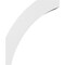 Ekena Millwork 6-in. W x 20-in. D x 24-in. H Thorton Architectural Grade PVC Knee Brace BRCP06X20X24THR - alternate 5